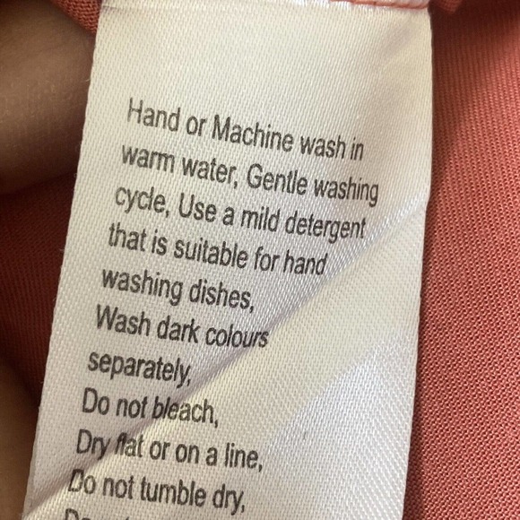 Parory Dress Womens Size 14 Button Front Collared Embroidered‎ Long Sleeve Pink - Picture 13 of 14